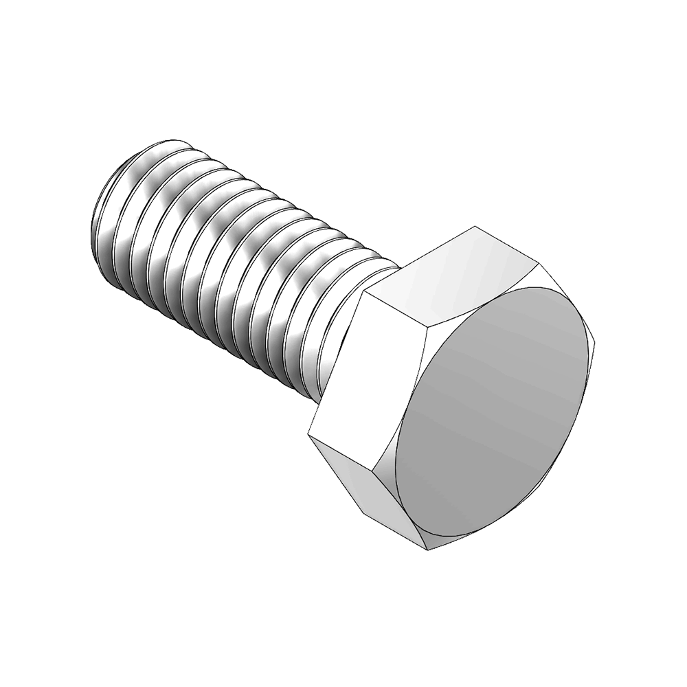 M8X25HHCS-0 MODULAR SOLUTIONS M8X25 HEX HEAD CAP SCREW M8-1.25 X 25MM